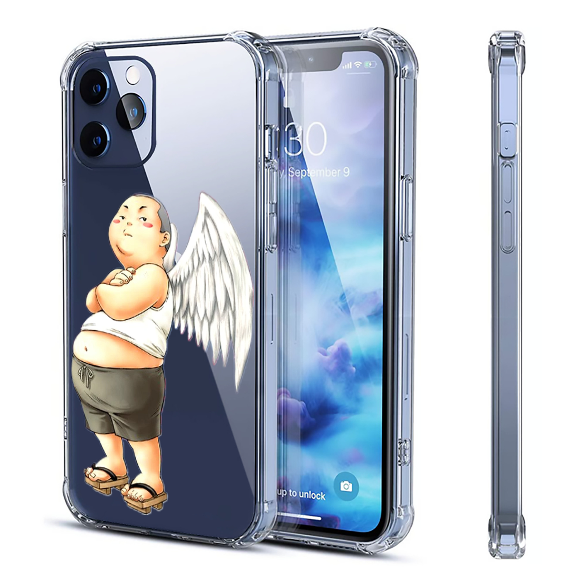 （画像用） 遊☆戯☆王 Yu-Gi-Oh! 【iPhone 12シリーズ対応】透明スマホケース（クリアソフトケース）